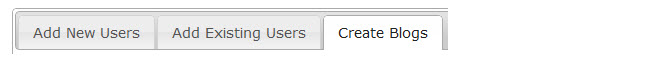 Create blogs tab