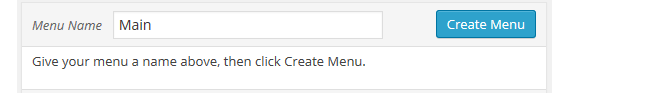 Create new menu