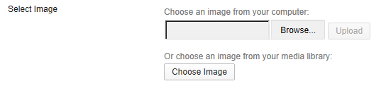 Selecting a background image