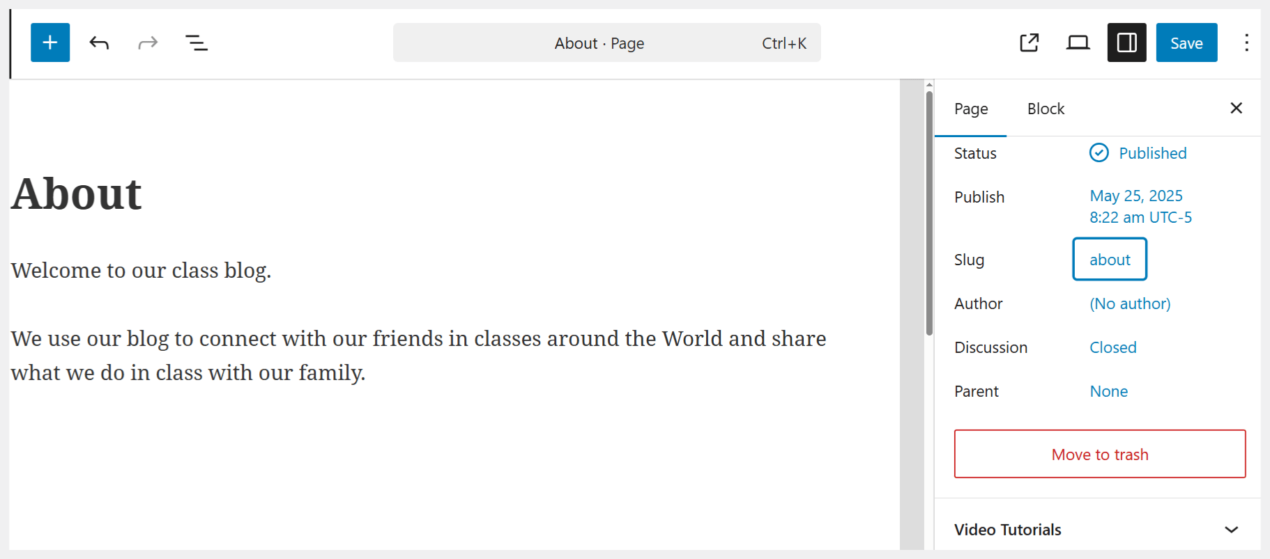 about page