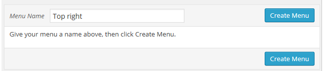 Click Create new menu