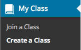 My Class - Create a Class
