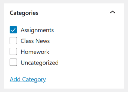 categories