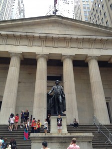 Federal Hall with Statue of George Washington,