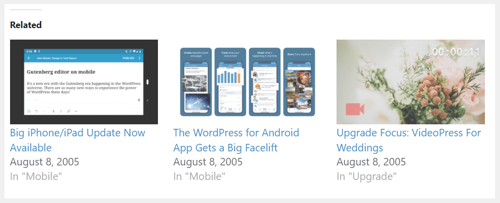 related posts example