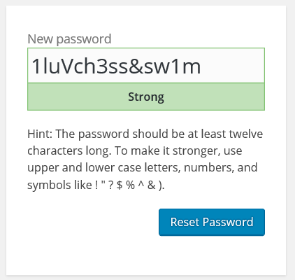 Own password