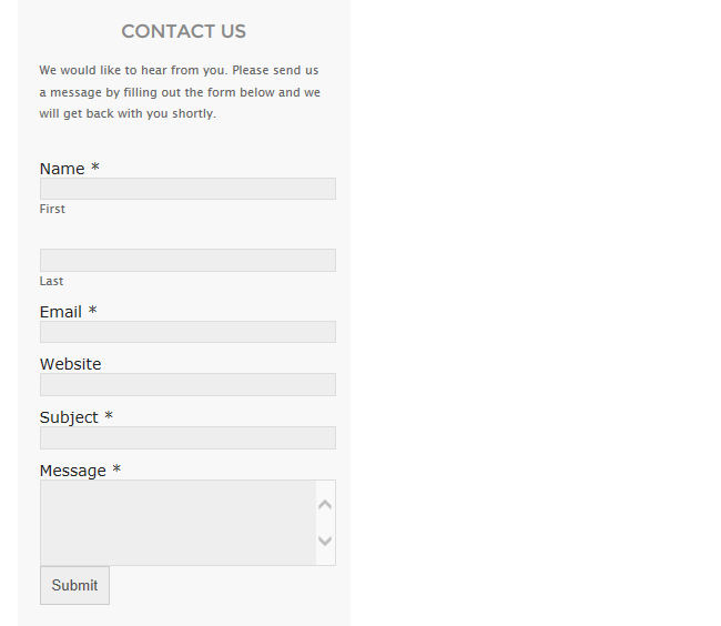 Contact Form 