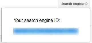 Copy the Search Engine ID