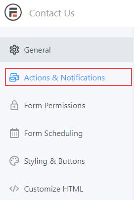 Actions and Notifications