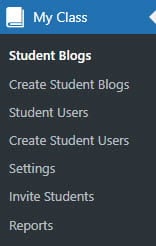 My Class > Student blogs
