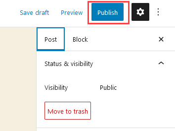 Publish for review