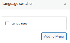 add language switcher