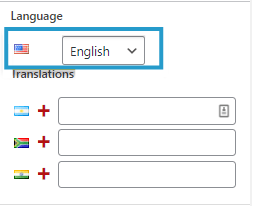 Polylang translation options