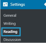 Reading Settings